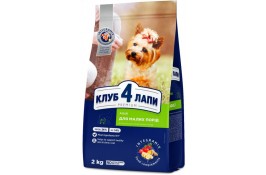 Club 4 Paws Adult Small Breeds Premium сухой корм для собак малых пород с курицей 2 кг