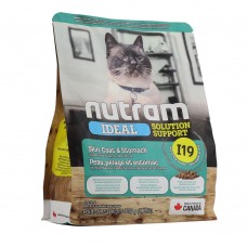 NUTRAM I19 IDEAL SS сухой корм для котов с чувствительным пищеварением с курицей и лососем 0,34 кг