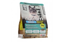 NUTRAM I19 IDEAL SS сухой корм для котов с чувствительным пищеварением с курицей и лососем 0,34 кг