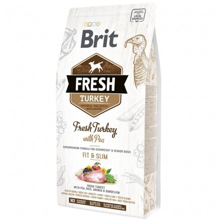 Brit Fresh Turkey with Pea Light Fit & Slim Adult з індичкою та горошком 2,5 kg