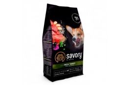 Savory All Breed​ сухий корм для стерилізованих собак всіх порід з індичкою 1 кг
