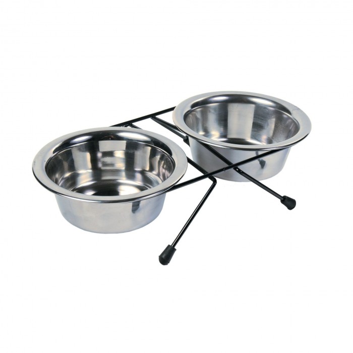 Trixie Eat on Feet стойка с 2 мисками для собак 2 шт. 0,45 л/12 см