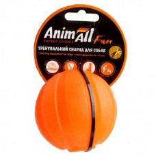 AnimAll Fun іграшка для собак "Тренувальний м'яч" (помаранчева) 7 см​