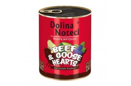 Dolina Noteci Superfood для cобак з яловичих і гусячих сердець 800 г
