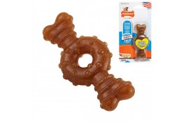 Nylabone Puppy Chew Ring Bone игрушка для щенков мини пород с ароматом курицы 9,5см