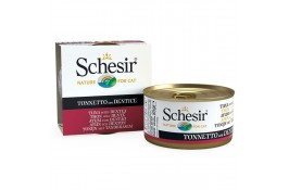 Schesir Tuna with Dentex влажный корм для взрослых котов с тунцом и зубаном в желе 85 г
