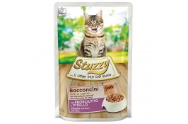 Stuzzy Cat Ham and Veal влажный корм для котов с ветчиной и телятиной в желе 85г*24шт