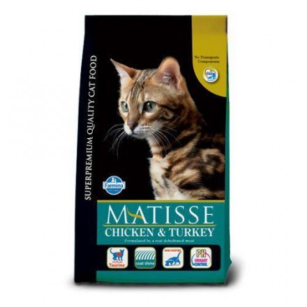 Farmina Matisse Adult Chicken & Turkey сухий корм для котів з куркою та індичкою 1,5 кг