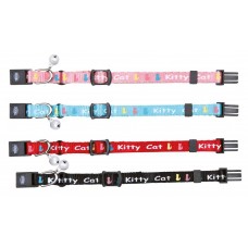 Trixie Kitty нейлоновый ошейник для котов с колокольчиком  4-х цветов