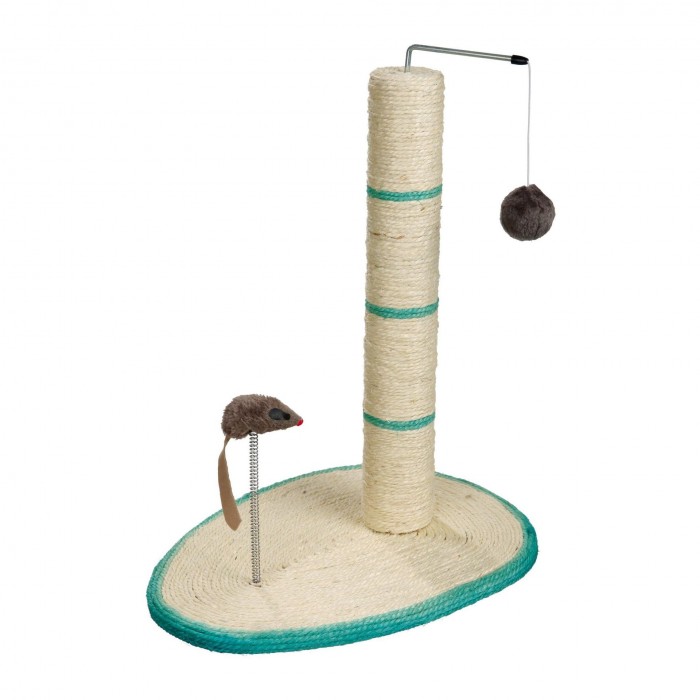 Trixie Scratch Me когтеточка для кошек столбик с мышкой 50 см