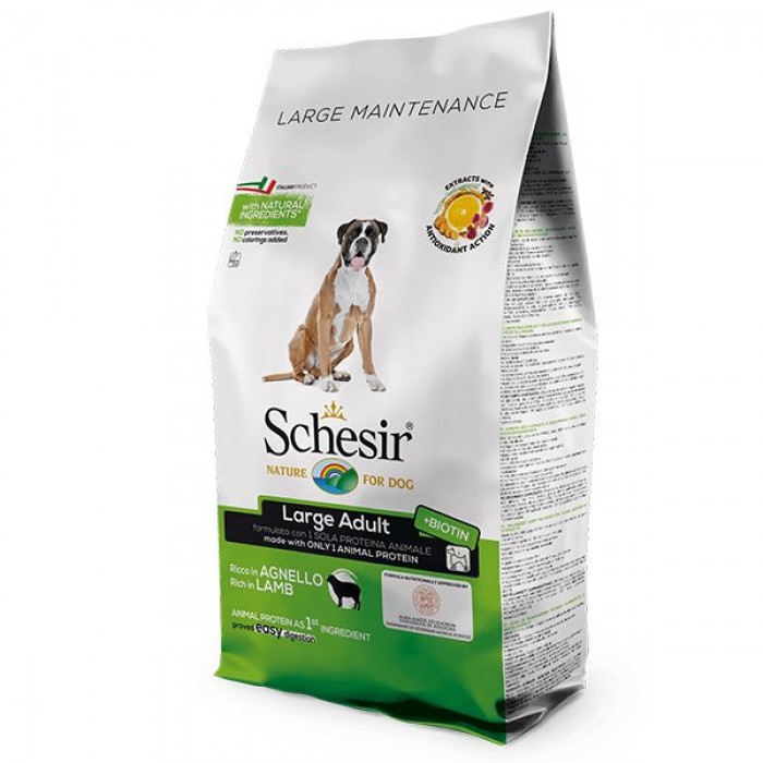 SCHESIR DOG LARGE ADULT LAMB сухой корм для собак больших пород с ягненком 4 кг