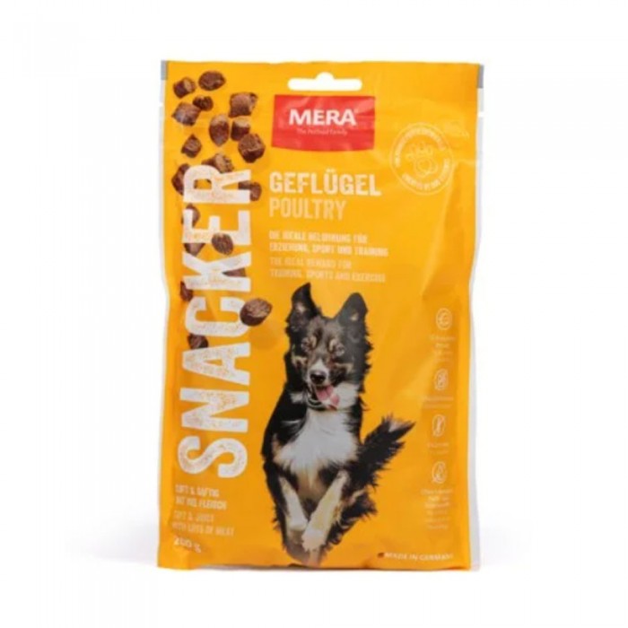 Mera snaсker Geflügel лакомство для собак мягкие снеки с птицей 200 г