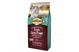 Carnilove Fresh Carp and Trout Sterilised for Adult cats із коропом і фореллю для дорослих стерилізованих котів 6 kg