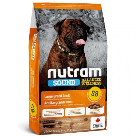 Nutram Sound Balanced Wellness сухий корм для собак з куркою та вівсянкою 11,4 кг