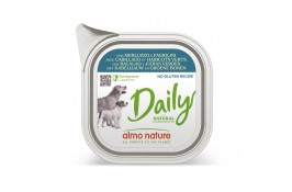 Almo Nature Daily Dog паштет з тріскою та зеленою квасолею для собак 100 г*10шт