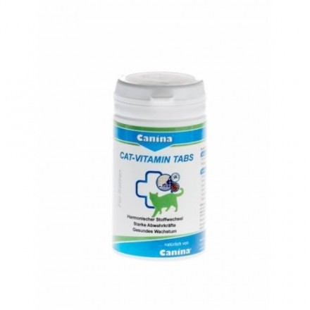 Canina Cat-Vitamin Tabs мультивитаминный комплекс для котов 50 г/100 таб.