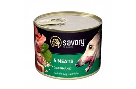Savory Dog Gourmand 4 види м'яса 200g