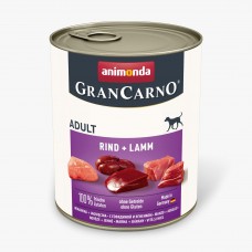 Animonda GranCarno Adult Beef + Lamb вологий корм з яловичиною та ягням для собак 800 г