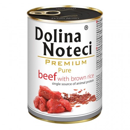 Dolina Noteci Premium Pure для собак алергіків з яловичиною та рисом 400 г