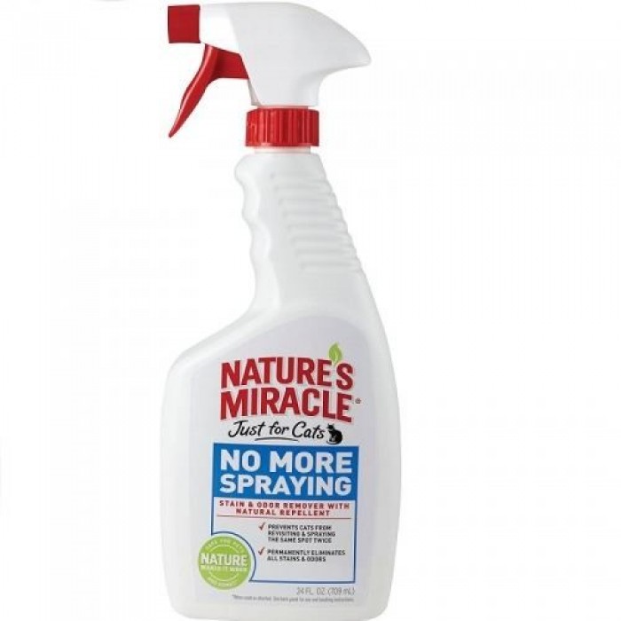 Nature`s Miracle "Stain & Odor Remover" спрей для видалення плям і запахів від котів та запобіганню повторних міток 709 мл
