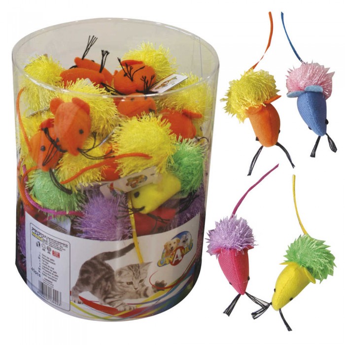 Croci игрушка для кошек "Мышь-балерина" (в ассортименте)