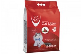 VanCat Unscented бентонитовый наполнитель для котов без аромата 15 кг