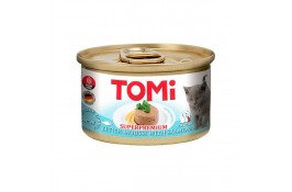 TOMI FOR KITTEN WITH SALMON мусс с отличным сочетанием мяса и рыбы для котят 85г*12шт