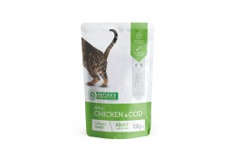 Nature's Protection Urinary health with Chicken and Cod влажный корм с курицей и треской для кошек 100 г*12шт