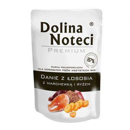 Dolina Noteci Premium Danie вологий корм з лососем, морквою та рисом 100 г