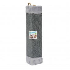 Пухнастики когтеточка для котов угловая (джут) серая 50×10×10 см