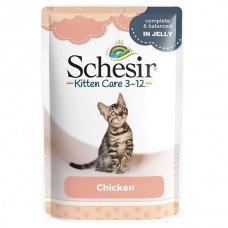 Schesir Kitten Care Chicken вологий корм для кошенят з куркою в желе 85 г