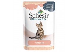 Schesir Kitten Care Chicken вологий корм для кошенят з куркою в желе 85 г