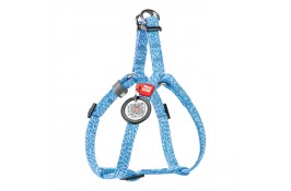 Collar WAUDOG Re-cotton шлея для котів і малих собак з QR-паспортом (блакитна) XS