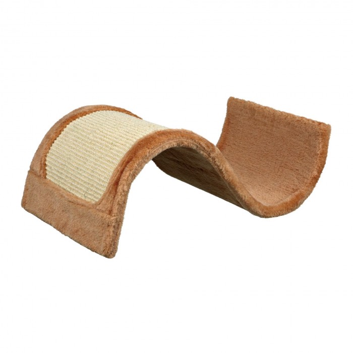 Trixie Wavy когтеточка для кошек Волна коричневая 29×18×50 см