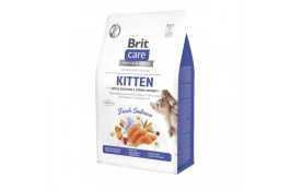 Brit Care Cat by Nutrition Kitten Gentle Digestion Strong Immunity сухой корм для котят с лососем 400 г