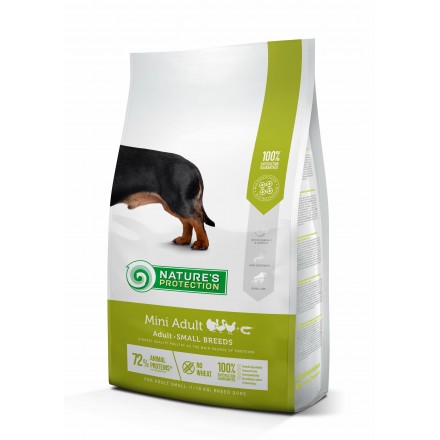 Nature's Protection Mini Adult Small Breeds сухий корм для дорослих собак малих порід 7,5 кг