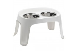 Moderna Skybar столик с мисками для собак (белый) 2x850 мл