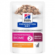 Hill's PD Gastrointestinal Biome Chicken при заболевании желудочно-кишечного тракта кошек 85 г