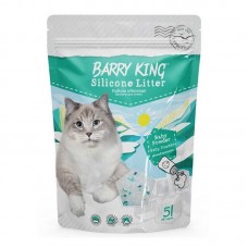 TM Barry King Silicone Litter Baby Powder  силикагелевый наполнитель для кошек с ароматом детской пудры 5 л
