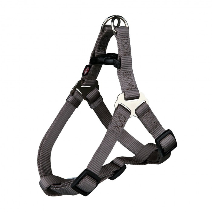 Trixie Premium шлея-петля для собак миниатюрных и мини пород графитового цвета размер: XS–S 30–40см/10мм