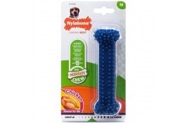 Nylabone Moderate Chew Dental Bone игрушка кость для собак средних пород с ароматом курицы 14,6см