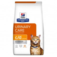 Hill's PD c/d Feline Multicare Urinary Care Chicken при заболеваниях мочевыделительной системы котов 0,4 кг