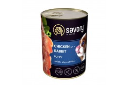Savory Dog  All breeds Puppy з кроликом 400g