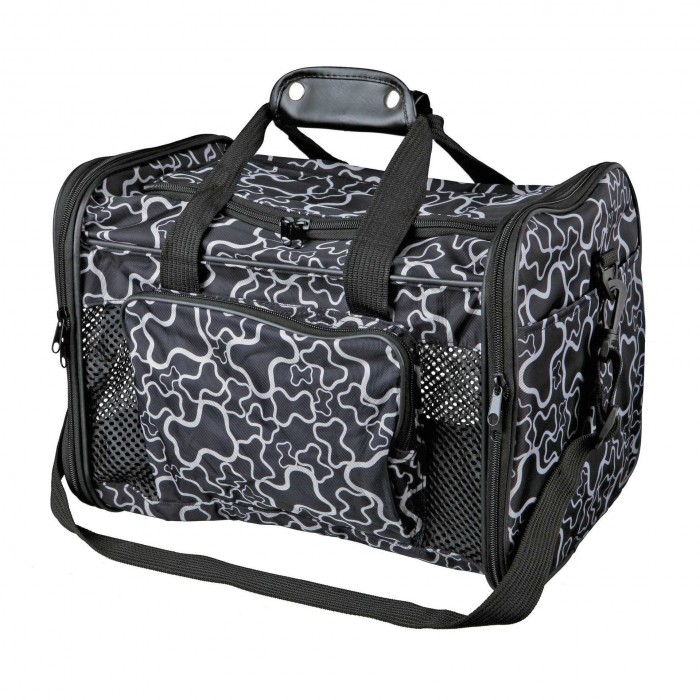 Trixie Adrina сумка-переноска для котов и собак чёрная 42х27х26 см