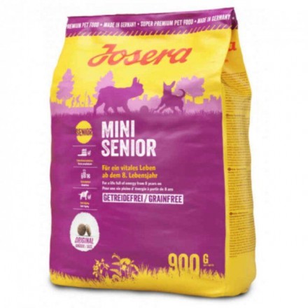 Josera MiniSenior сухий корм для собак міні порід старше 8 років 0,9 кг