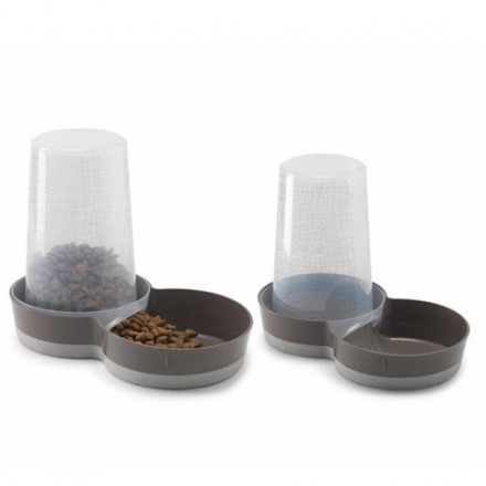 MODERNA TASTY WILDLIFE Автокормушка/Автопоилка для собак (коричневая) 3,75 л