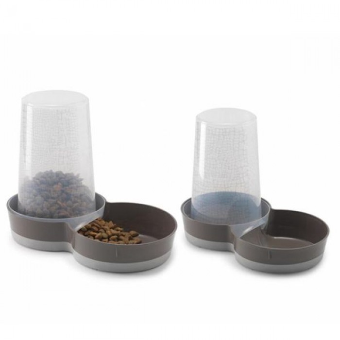 MODERNA TASTY WILDLIFE Автокормушка/Автопоилка для собак (коричневая) 3,75 л