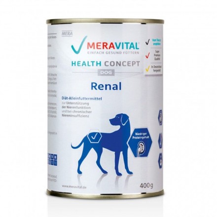 MERA MVH Renal влажный корм для собак при заболеваниях почек 0,4 кг
