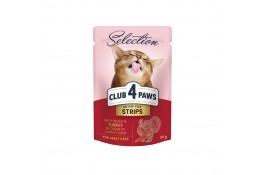 Club 4 Paws Premium Selection влажный корм для кошек с индейкой в ​​крем-супе из моркови 85г*24шт