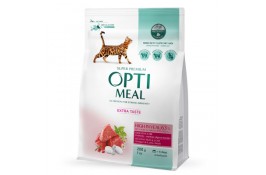 Optimeal Adult Cat High in Veal сухий корм для котів з телятиною 0,2 кг